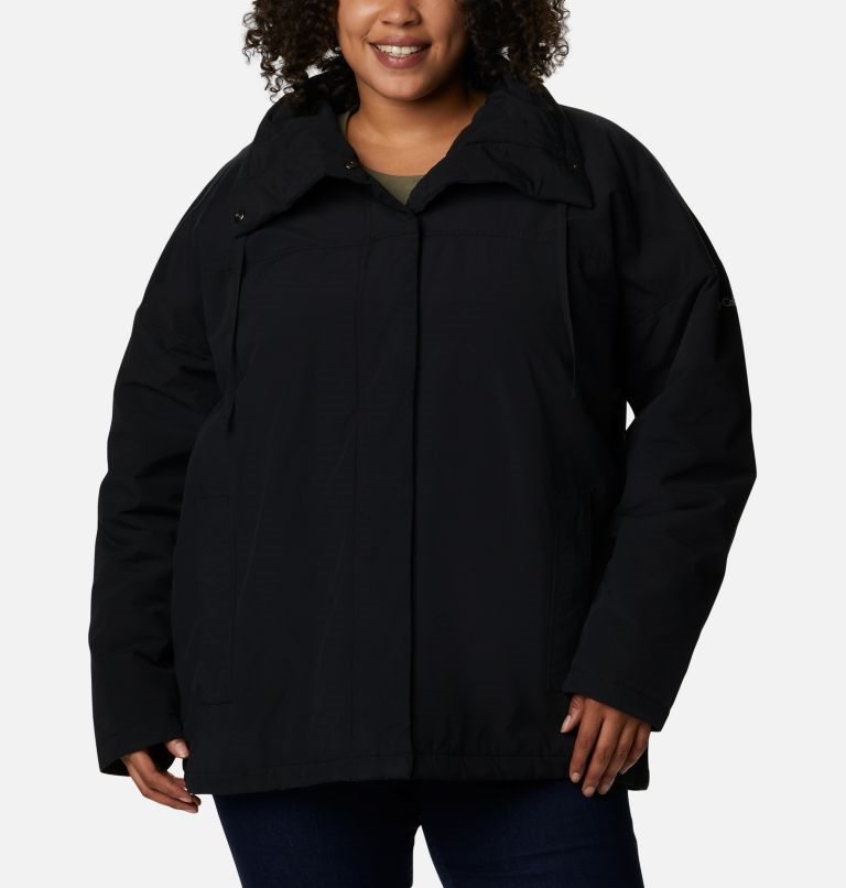 Women\'s Columbia Maple Hollow Insulated Jackets Black | Plus Size CA-PA380